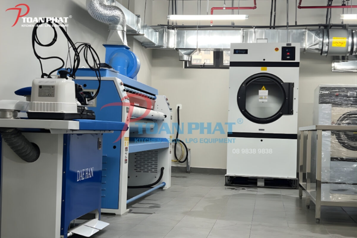Thiết kế phòng giặt đồng bộ, vận hành ổn định