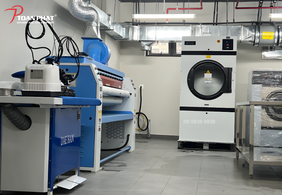 Thiết kế phòng giặt đồng bộ, vận hành ổn định