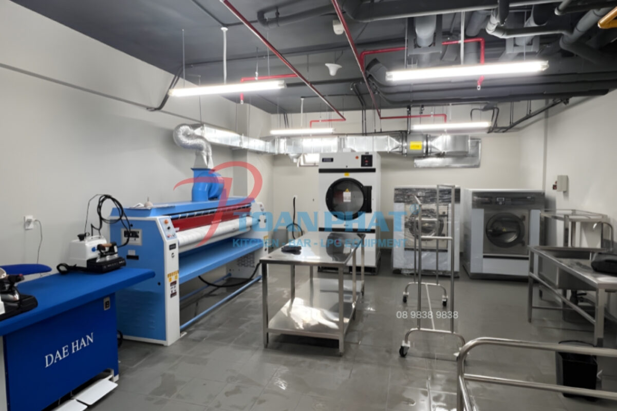 Phòng giặt Bcons do Toàn Phát thi công - lắp đặt