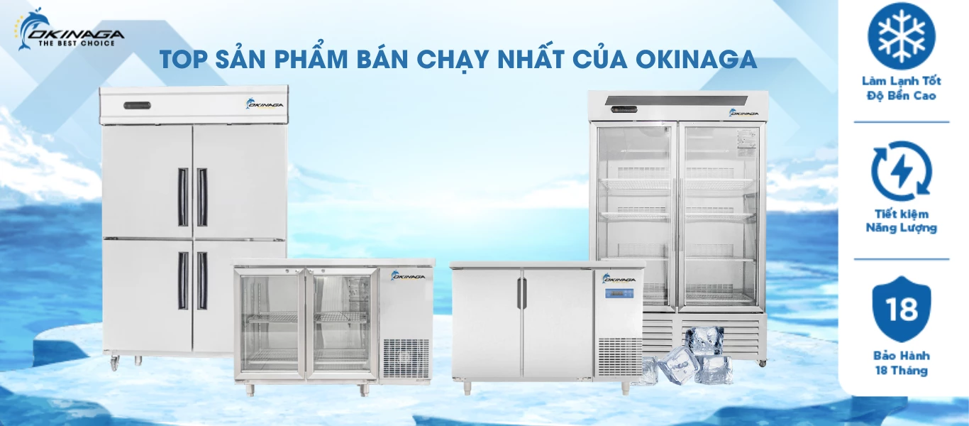 Các dòng tủ lạnh trưng bày phổ biến