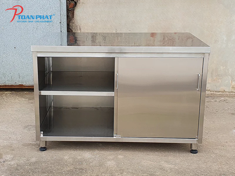 Gia công tủ inox cho bếp công nghiệp theo yêu cầu, giá tốt 3 Tủ inox cửa lùa