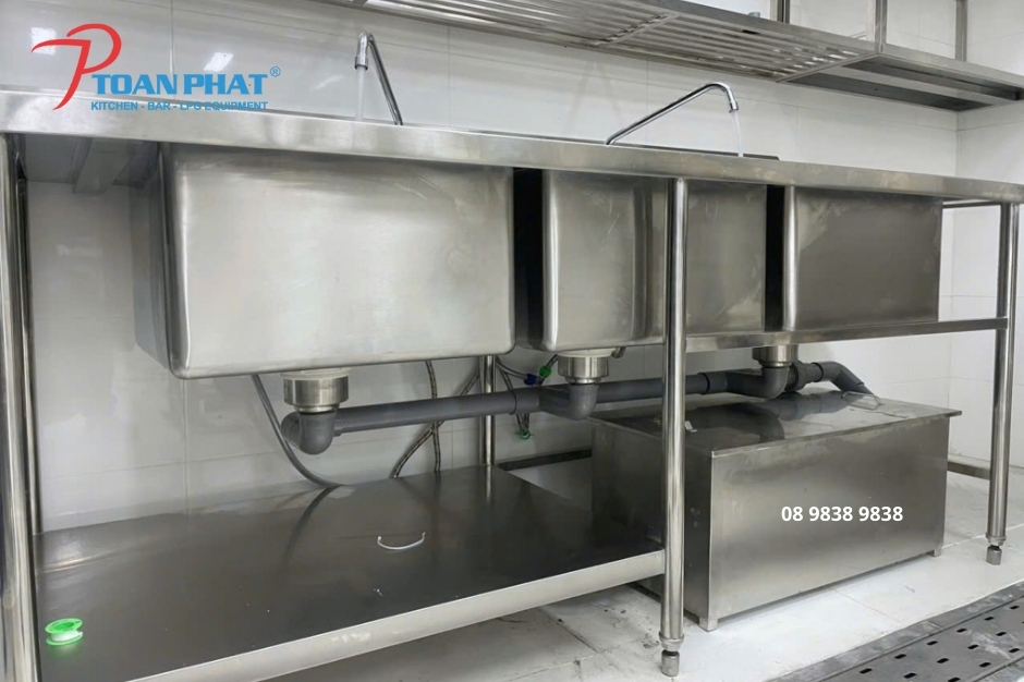 BỂ TÁCH DẦU MỠ 2 NGĂN 6 Quy trình hoạt động của bể tách dầu mỡ 2 ngăn