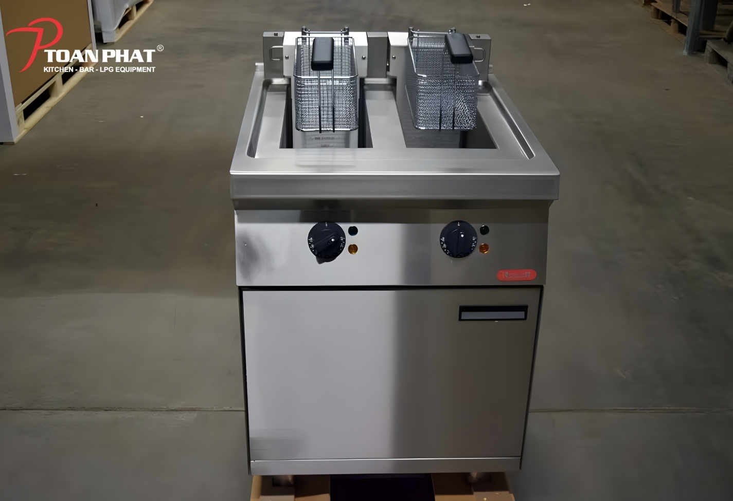 Bếp chiên nhúng đôi Nayati NEF 6-75 MR