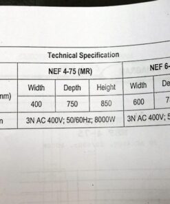 Bếp chiên nhúng đơn 10L Nayati NEF 4-75 MR dùng điện 15 Nayati NEF 4 75 MR 6