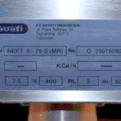 Thông số kỹ thuật của bếp chiên phẳng Nayati NGFT 6-75 S MR