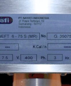 Bếp chiên phẳng Nayati NGFT 6-75 S MR dùng gas 16 Thông số kỹ thuật của bếp chiên phẳng Nayati NGFT 6-75 S MR