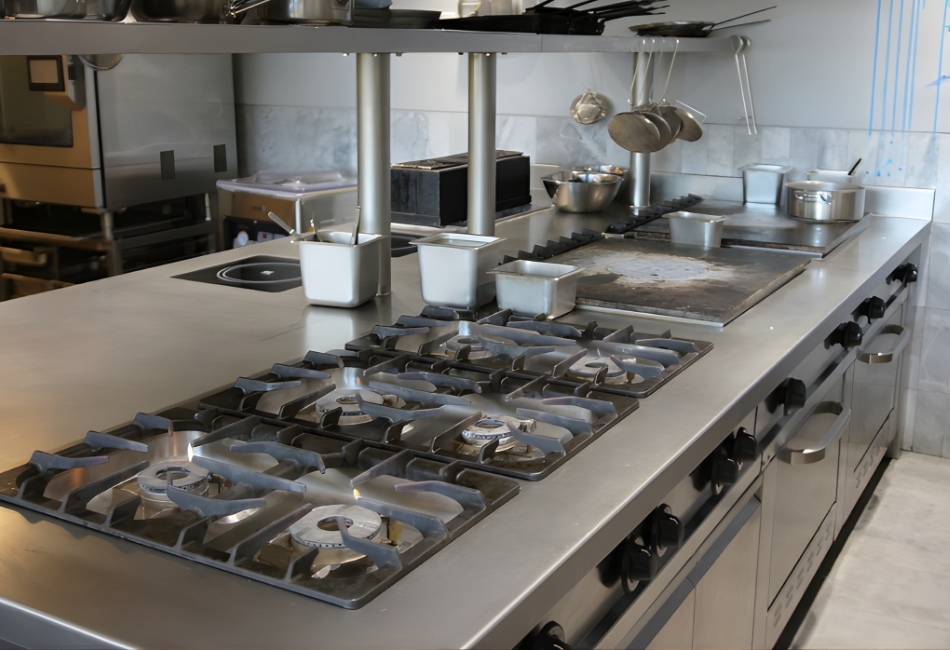 Bếp Âu 6 họng dùng gas Nayati 