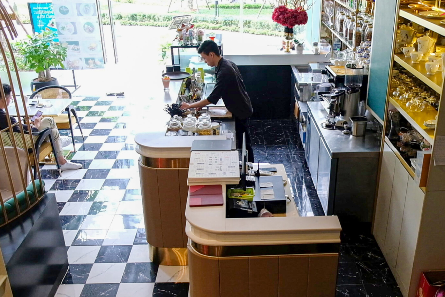 Không gian quán cà phê The Na’s Café & Kitchen 