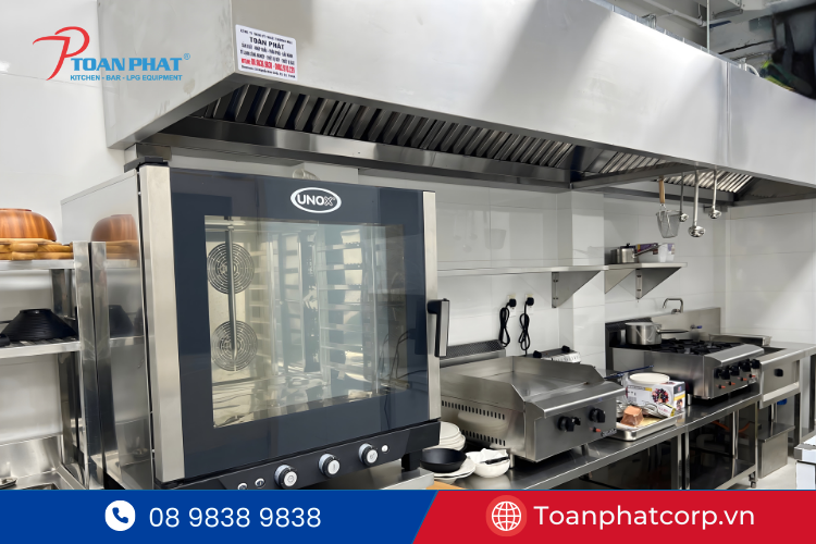 Hệ thống hút – lọc khói inox bền bỉ, hoạt động ổn định