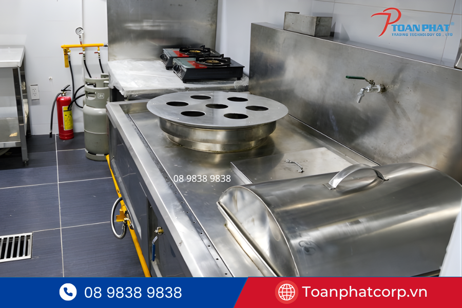 Bếp hấp dimsum Toàn Phát