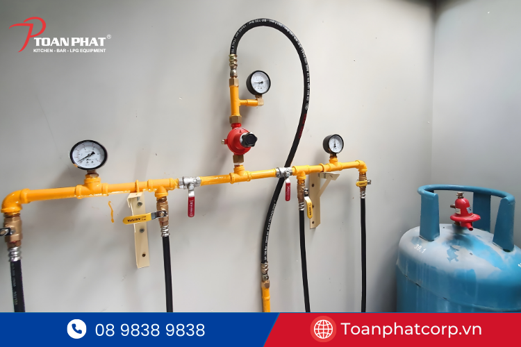 Hệ thống gas bếp nhà hàng an toàn