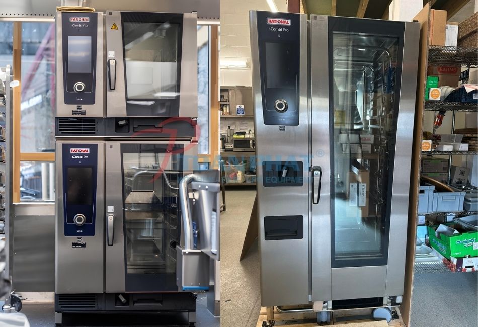 10 lý do Rational là lò combi bán chạy nhất thế giới 4 Lò hấp nướng đa năng Rational iCombi Pro 20 khay GN1/1