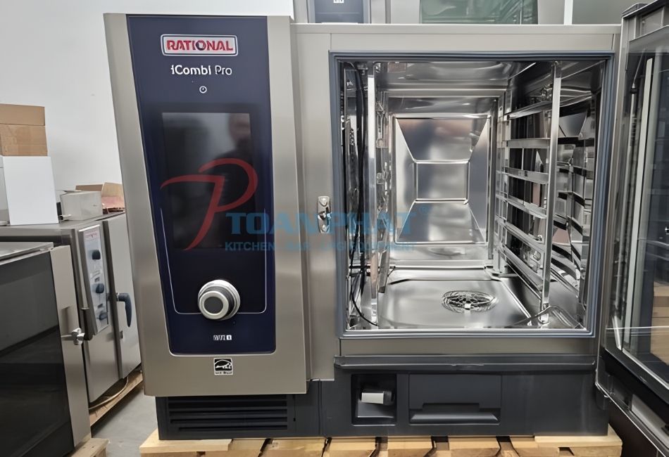 LÒ HẤP NƯỚNG ĐA NĂNG RATIONAL ICOMBI PRO 6 KHAY GN1/1 10 Lò hấp nướng đa năng Rational iCombi Pro 6 khay GN1/1