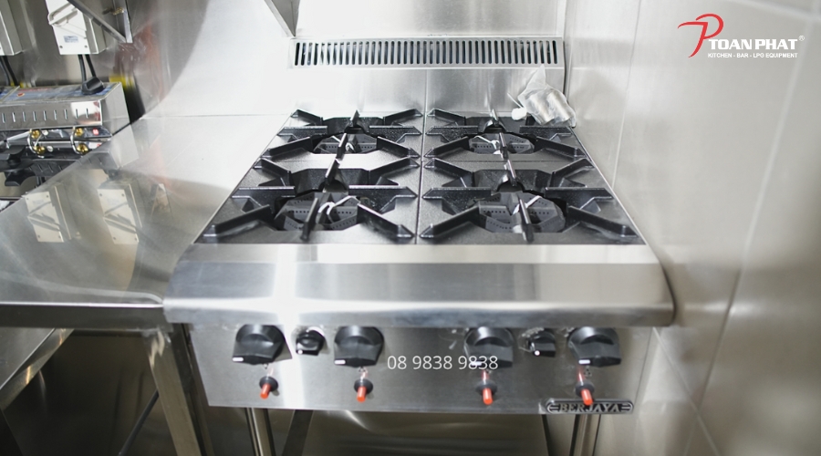 Bếp Âu công nghiệp 4 họng