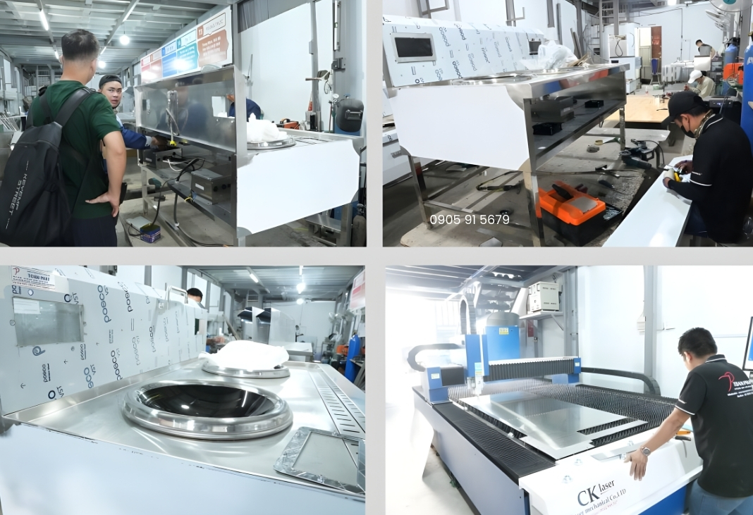 Hình ảnh sản xuất bếp điện từ