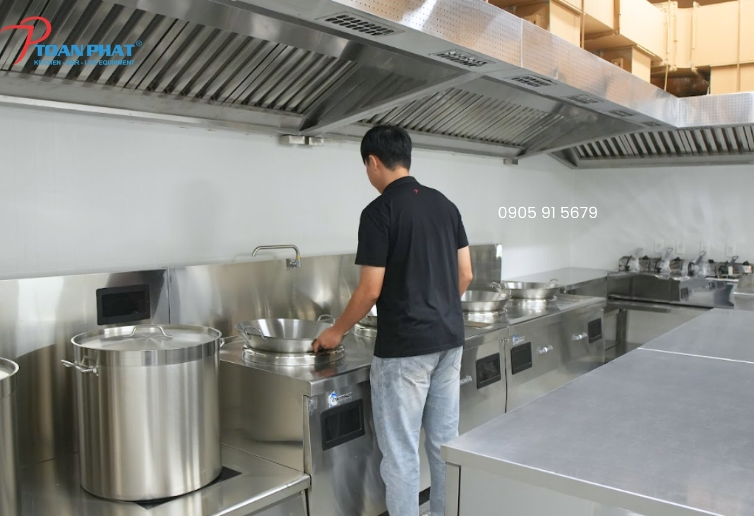 Bếp á điện từ Okinaga Toàn Phát lắp đặt cho tòa nhà E.Town 6