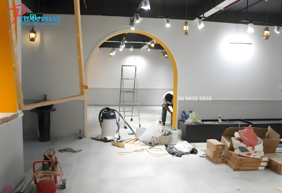 Khảo sát mặt bằng dự án Cơm Nhà Lúa