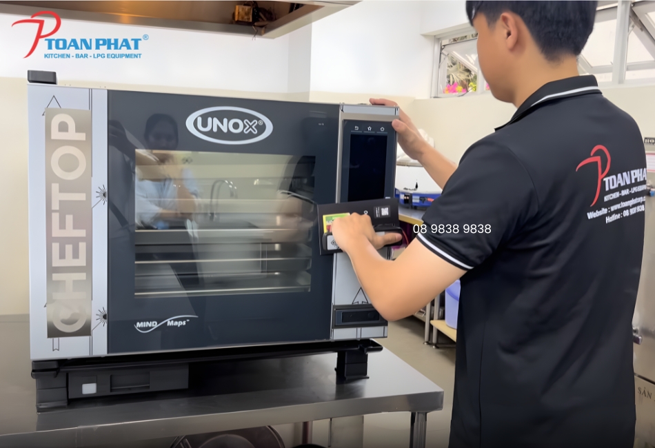 Lò nướng unox 5 khay chính hãng