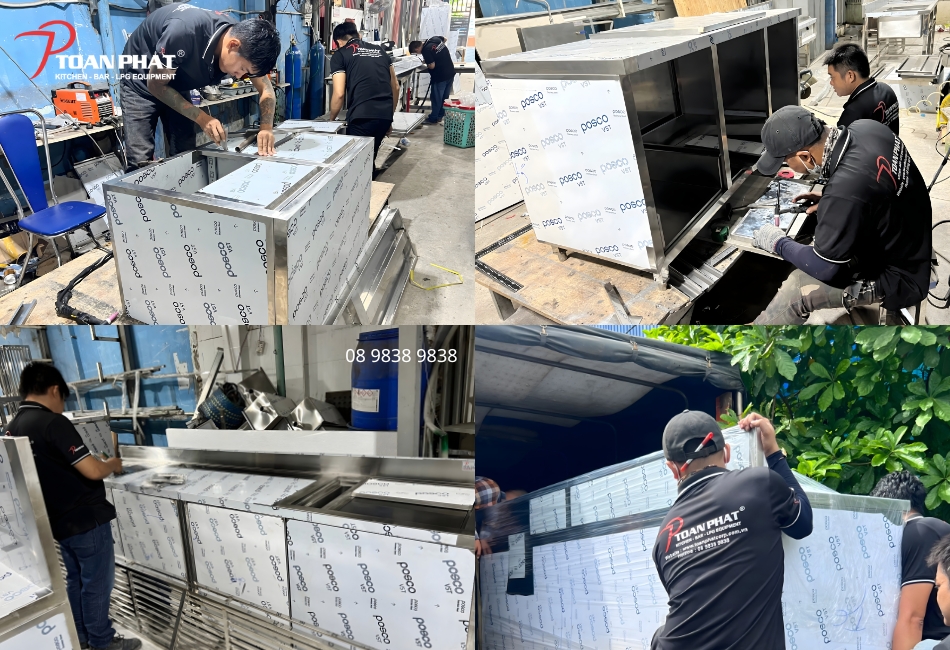 Toàn Phát sở hữu xưởng sản xuất quy mô lớn, luôn chủ động về tiến độ và chất lượng sản phẩm