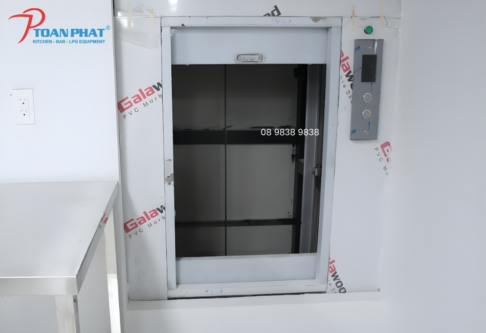 Thang tải thực phẩm