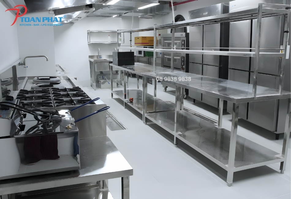 Khu bếp sau khi hoàn thiện
