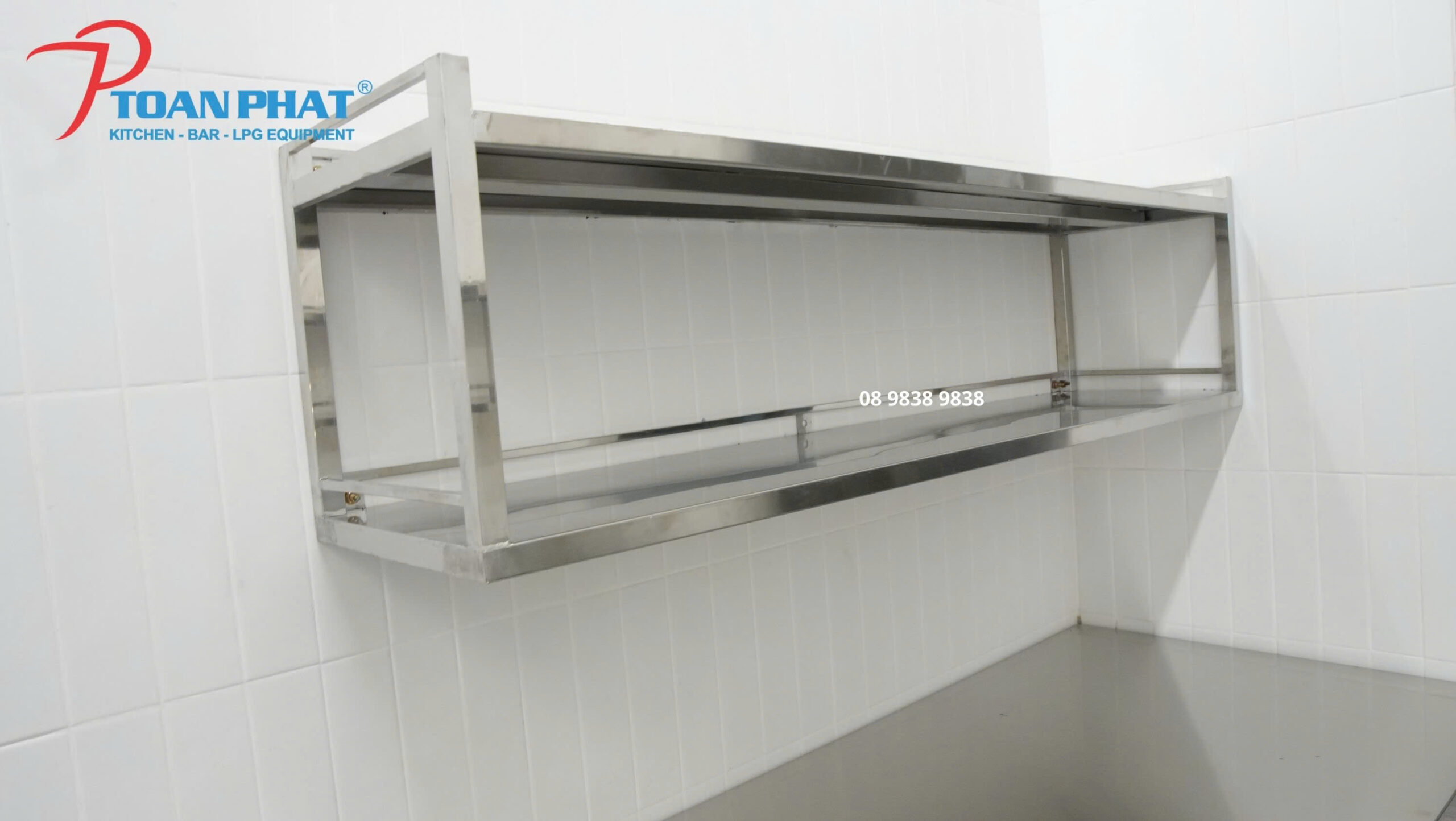 Kệ inox treo tường