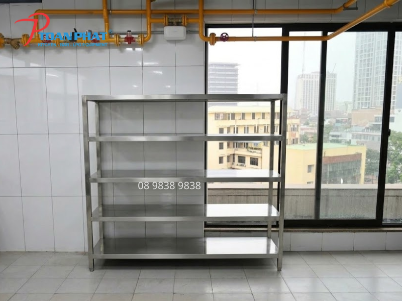 Kệ inox 5 tầng dự án Nhà khách Quốc Hội