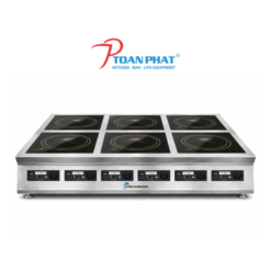Bếp âu điện từ 6 họng để bàn Okinaga