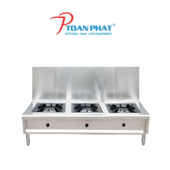 Bếp hầm ba họng dùng gas do Toàn Phát sản xuất
