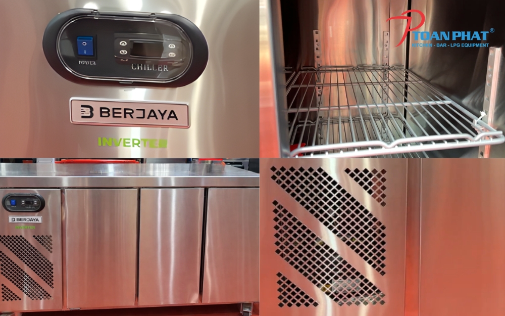 BÀN MÁT 3 CÁNH INVERTER 1M8 BERJAYA 3DC6-IV-Z 3 Cấu tạo bàn mát 3 cánh Inverter 1m8 Berjaya 3DC6-IV-Z