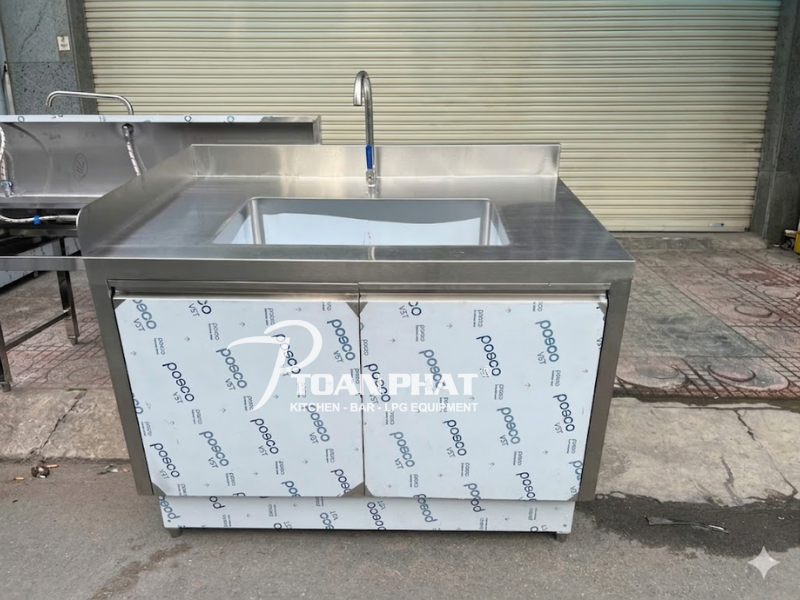 Bí quyết chọn chậu rửa inox có tủ tiện dụng