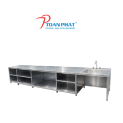 MODULE BÀN SƠ CHẾ TÍCH HỢP BỒN RỬA INOX