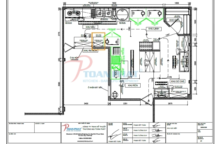 Toàn Phát thiết kế khu khoa học với luồng di chuyển 1 chiều khoa học