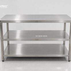 BÀN INOX 3 TẦNG 7 Bàn inox 3 tầng