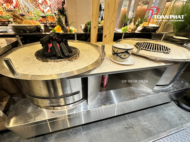 Bếp nướng công nghiệp dùng cát