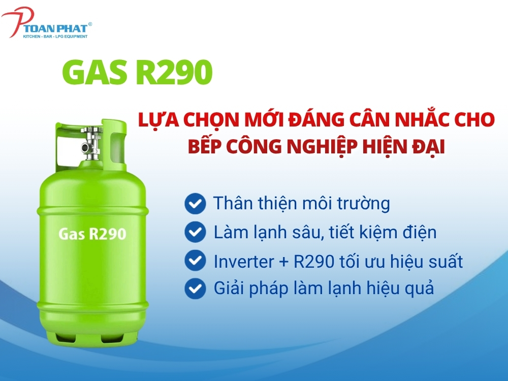 Gas xanh giúp làm lạnh hiệu quả và thân thiện với môi trường