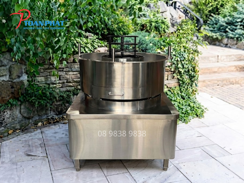 BẾP NƯỚNG XOAY INOX 12 Bếp nướng xoay inox Toàn Phát tại khách sạn 5 sao