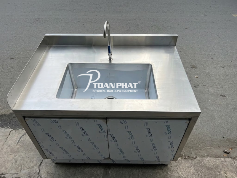 Ưu điểm nổi bật của Chậu rửa kết hợp tủ cửa mở inox