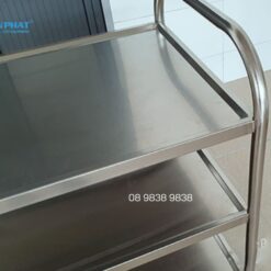Ưu điểm nổi bật của xe đẩy inox 3 tầng Toàn Phát