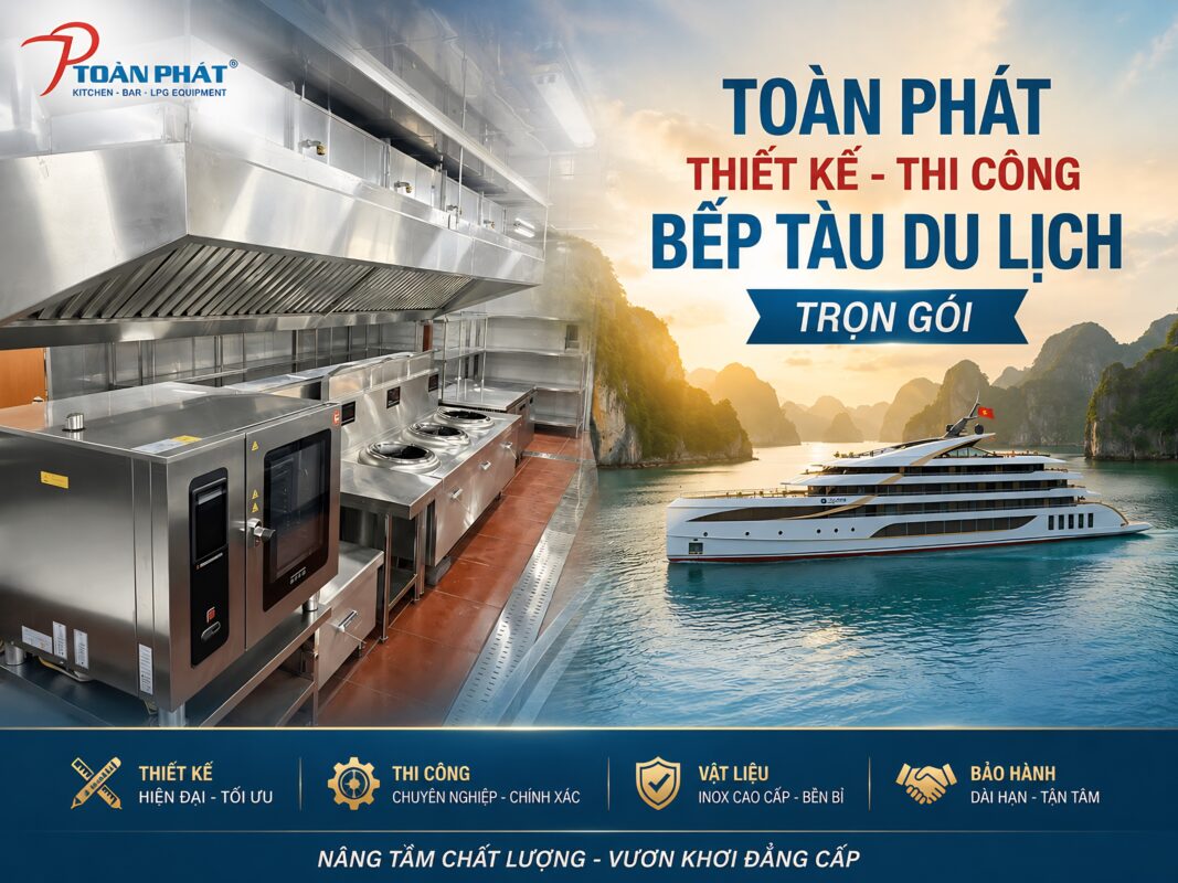 Toàn Phát Thi công bếp tàu du lịch