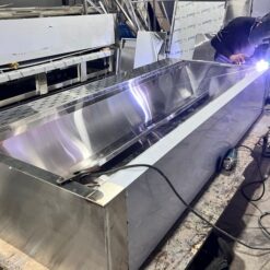 Hệ thống hút khói quán nướng 13 Gia công chụp hút khói tại xưởng inox Toàn Phát