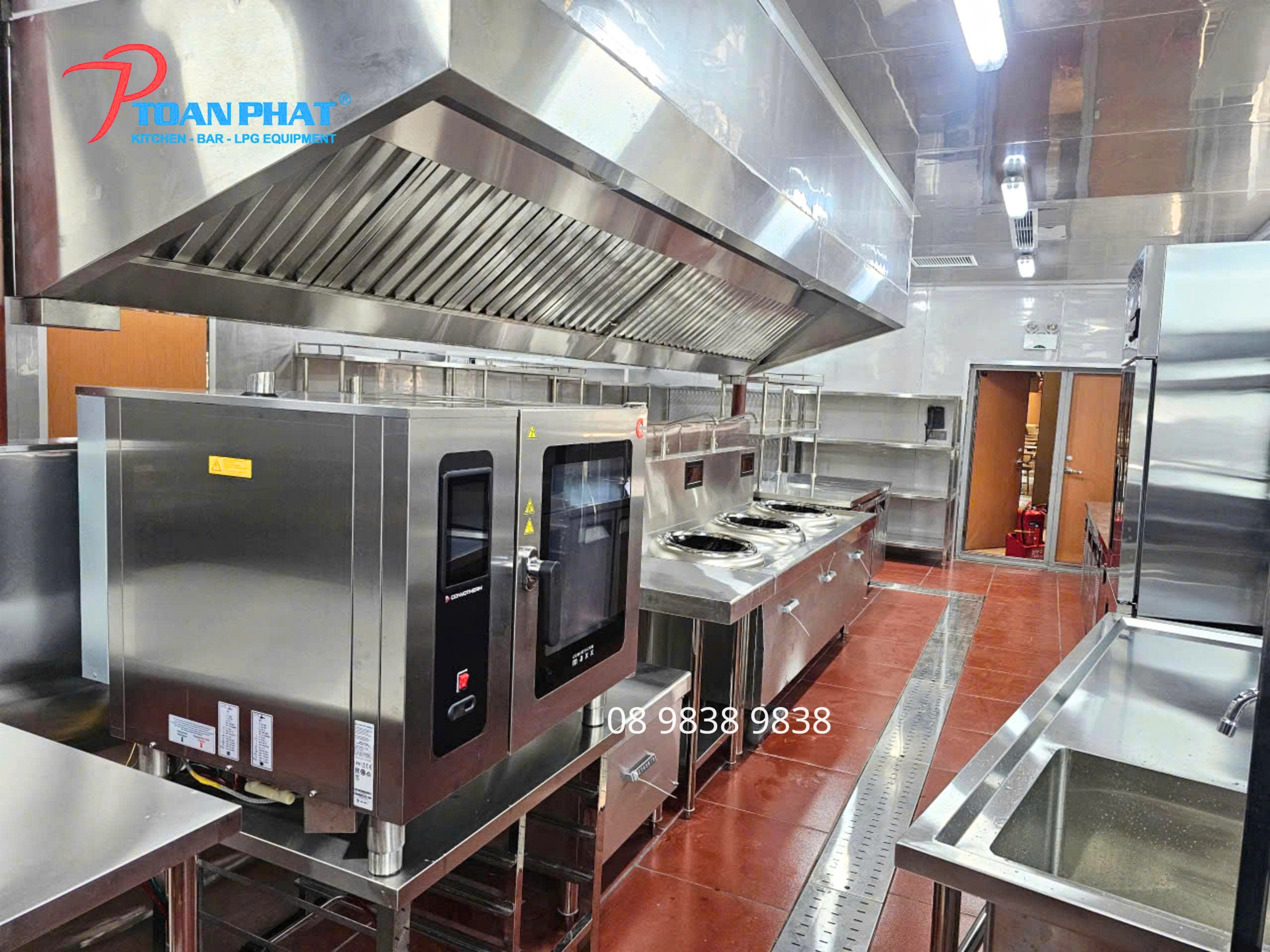 TOÀN PHÁT THIẾT KẾ - THI CÔNG BẾP TÀU DU LỊCH TRỌN GÓI 8 Hệ thống bếp từ công suất lớn trên tàu du lịch cao cấp