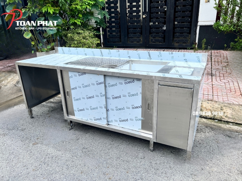 Quầy bar, quầy pha chế inox 