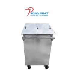 Xe đẩy inox 304 bền bỉ phù hợp môi trường bếp công nghiệp