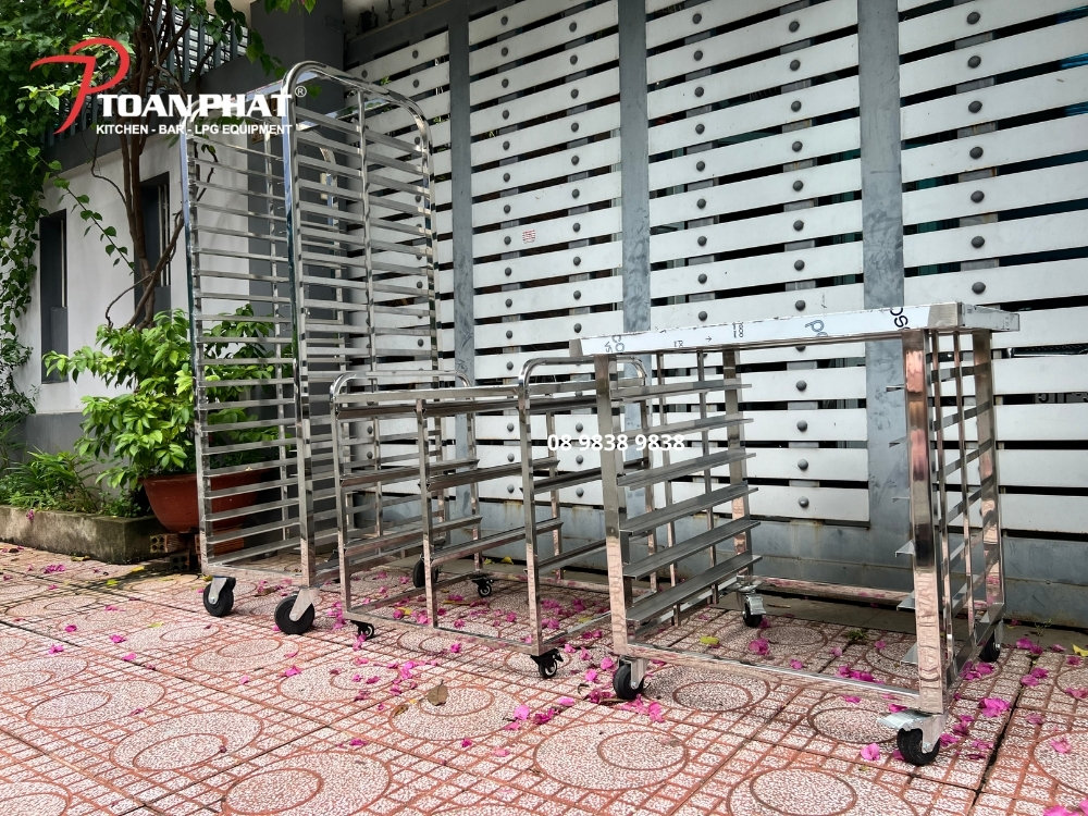 Gia công xe đẩy inox theo yêu cầu