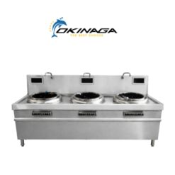 Bếp Á điện từ ba chảo rời Okinaga