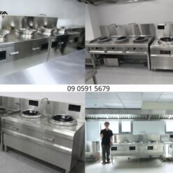 Bếp Á điện từ 3 chảo rời Okinaga phù hợp với nhiều mô hình