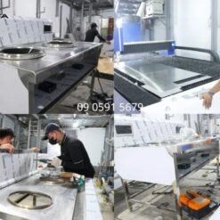 Bếp được sản xuất trực tiếp tại xưởng, không qua trung gian