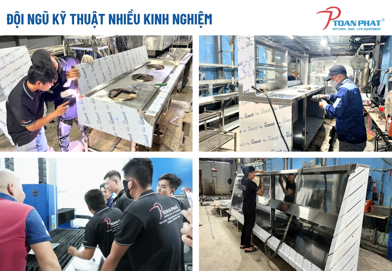 Đội ngũ kỹ thuật Toàn Phát nhiều kinh nghiệm