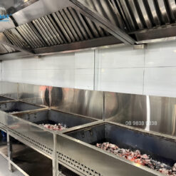 Hệ thống hút khói quán nướng 12 Hệ thống hút khói khu bếp nướng công nghiệp